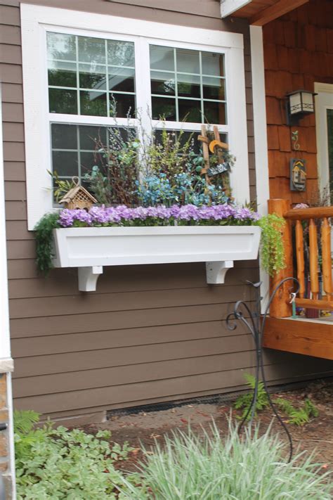 flower box steel siding|diy window flower boxes.